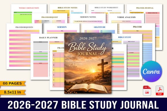 Download 2026–2027 Bible Study Journal - Bible study journal Collection