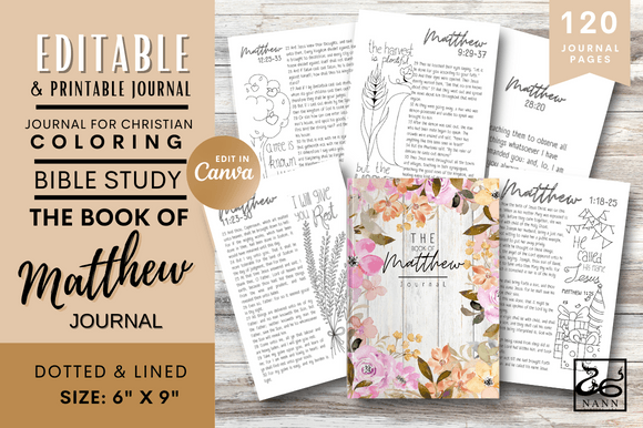 Download Bible Study Journal/ Book of Matthew #63 - Bible study journal Collection