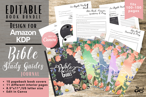 Download Bible Study Journal for Amazon KDP #11 - Bible study journal Collection