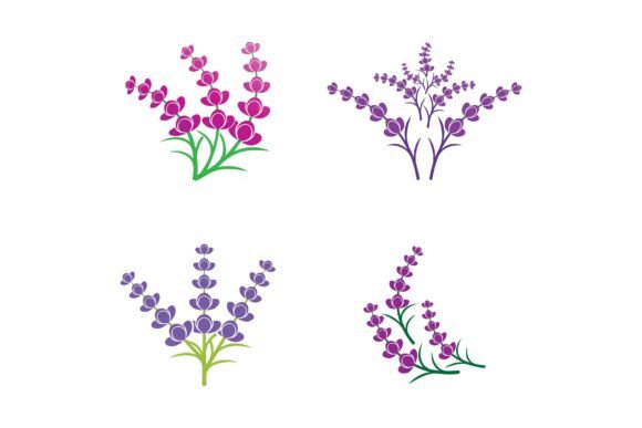 Download Fresh Lavender Flower Logo Vector - Premium Resources