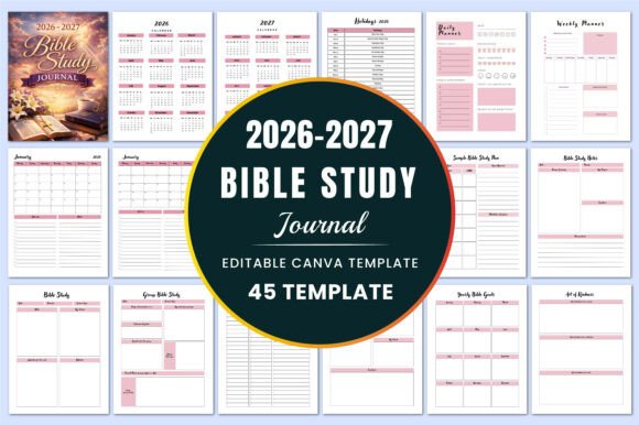 Download 2026–2027 Bible Study Journal KDP - Bible study journal Collection